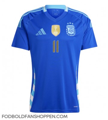 Argentina Angel Di Maria #11 Udebanetrøje Copa America 2024 Kortærmet
